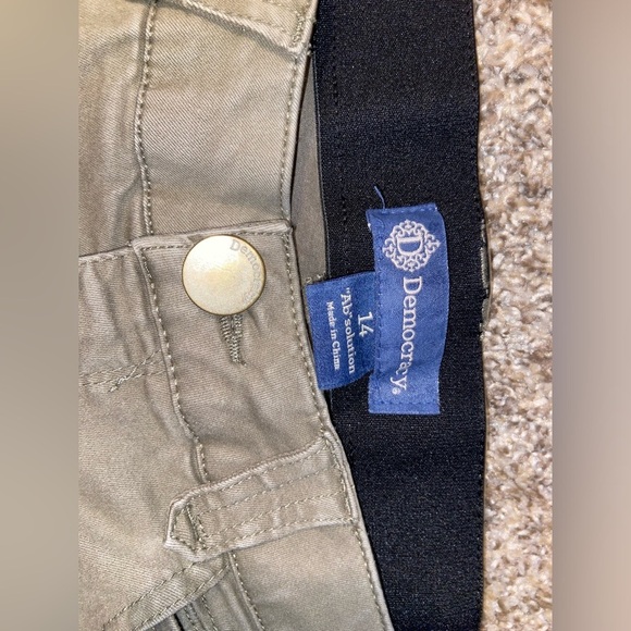 Democracy Ab Solution Olive Green Women's 14 Jeans - Picture 4 of 6